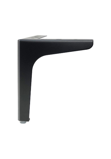 Lh-j0016 Metal Tv Sehpası Kanepe Ayağı, Yükseklik: 10cm Mat Siyah Mat Siyah