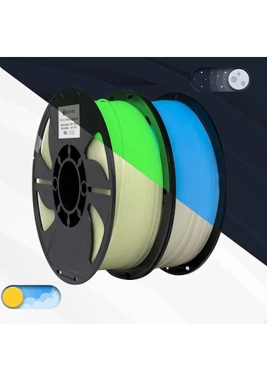 Elas Yeşil Glow Pla Plus Filament 1 Kg