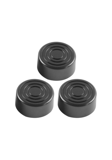 Geeksen Gitar Efekt Pedalı İçin 3 Adet Ayak Üstü Veya Abs Tamponlar Siyah Siyah