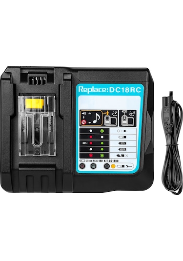 Sones Makit Dc18ra / Dc18rc 14.4v-18v Akülü Elektrikli Alet Pil Şarj Cihazı Ab Fişi