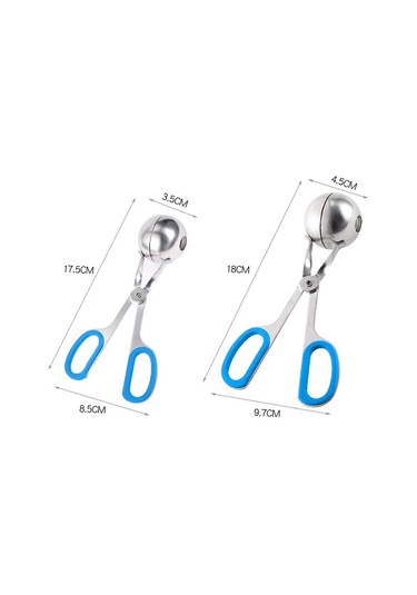 Adet Çıkarılabilir Kaymaz Saplı Yapışmaz Köfte Makinesi, Paslanmaz Çelik Köfte Makinesi - Siyah