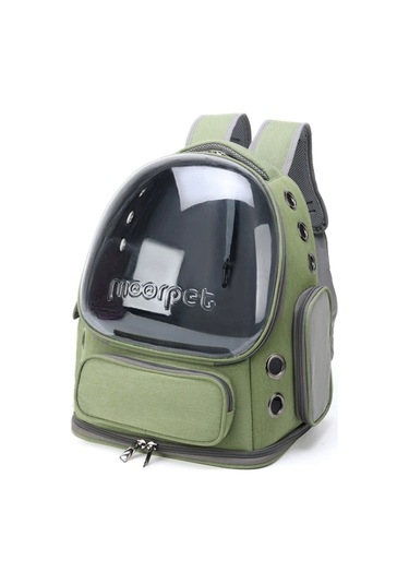 Crosswing Dışarı Taşınabilir Kedi Çantası-yeşil