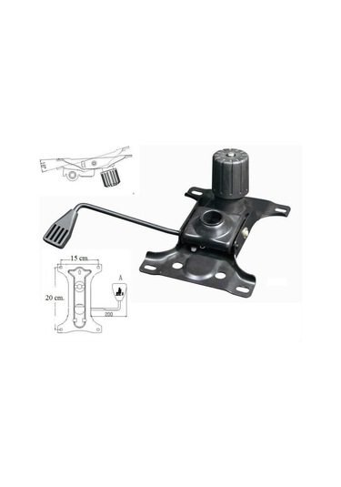 Ofis Koltuğu Yedek Parça Yıldız Ayak Amortisör Tekerlek Teleskop