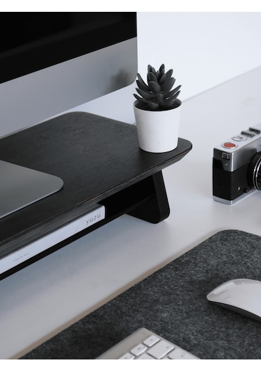 Küçük Monitör Standı Ceviz