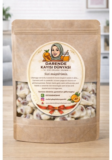 Fildişi Çikolatalı Kayısı Çekirdeği Krokan Cimix 500 Gr