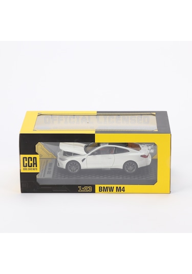 1:24 Ölçek Bmw M4 Sesli Işıklı Kapısı Kaputu Açılan Stantlı Model Araç