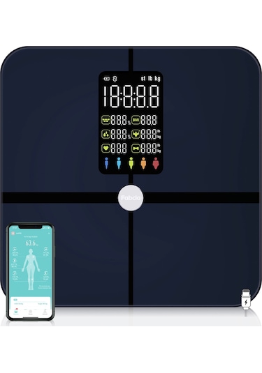 Fabcio Fitsmart Plus Bloetooth Çok Fonksiyonlu Yağ Ölçer Akıllı Tartı