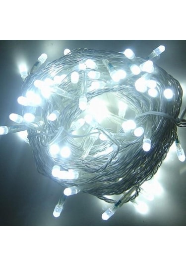 Dekoratif İp Led Yılbaşı Işık 10 Mt 100 Led Animasyonlu Eklemeli