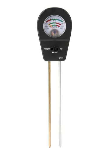 Neevoyu Toprak Analiz Cihazı: Nem, Verimlilik Ve Ph Değeri Testeri - Bataryasız, Doğal Toprak Kontrolü - Siyah İngilizce Versiyon