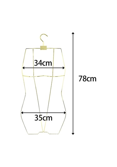 Suntek Magideal Mayo Askıları Depolama Organizatörü Altın-yetişkin Altın