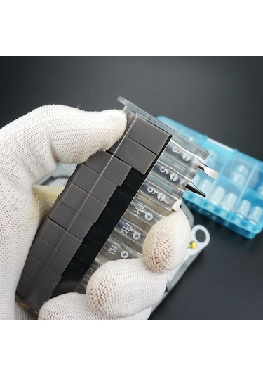 Geeksen İngiliz Anahtarı 12 Adet Mini Cırcır Tornavida Seti Cırcır Anahtar Seti Gümüş