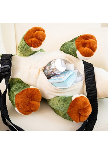 Suntek Dinozor Sırt Çantası Hediye Peluş Oyuncak Parti Açık Yeşil