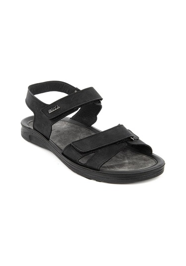 Muya Araw Anatomik Taban Erkek Sandalet Siyah