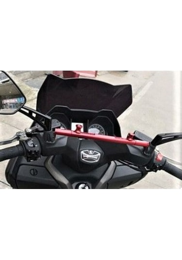 Motosiklet Aksesuar Tutucu Gidon Barı Xmax Nmax Pcx Vb Scooter Ve Vitesli Modellere Uygun Kırmızı