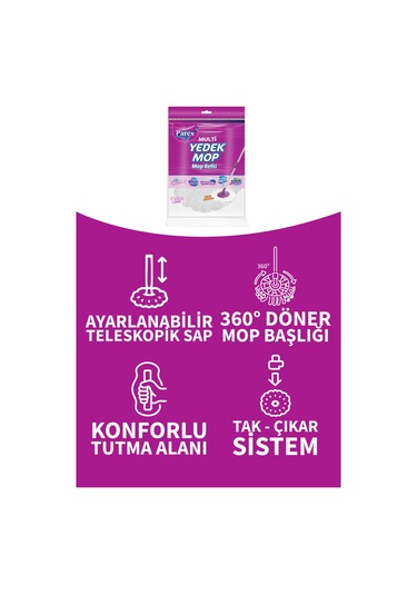 Multi Yedek Mop İkili Set