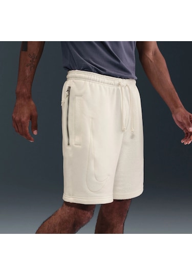 Nike Giannis Sı Fleece 8" Short Erkek Bej Şort-sportxstore Bej