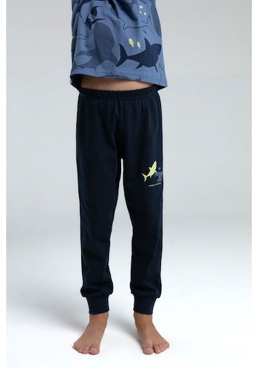 Rolypoly Erkek Çocuk Mavi Pijama Takımı 5274-47552 Mavi