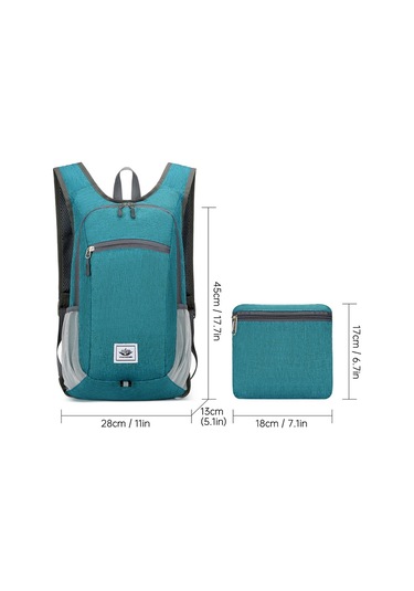 Vanaheımr-hafif Katlanabilir Sırt Çantası Su Geçirmez Paketlenebilir,yeşil Yeşil