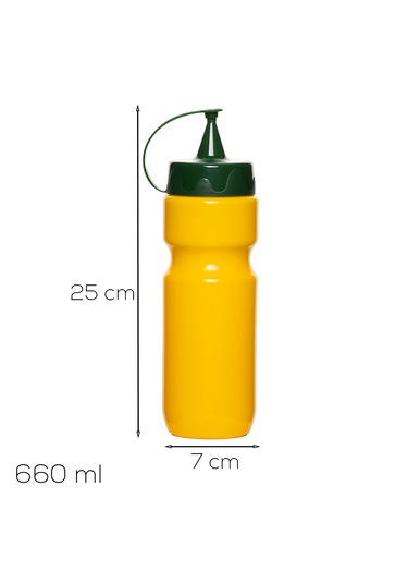 Herevin 161322-001 Hardal Şişesi 660 Ml Sarı