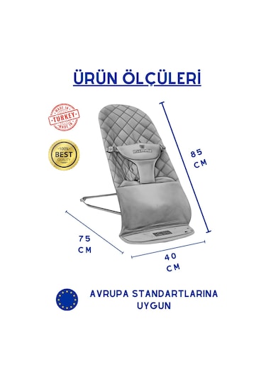 Mamma Smile Cotton Sallanır Üç Kademeli Ana Kucağı Oyuncak Aparatı Ve Seyahat Çantası Koyu Mavi