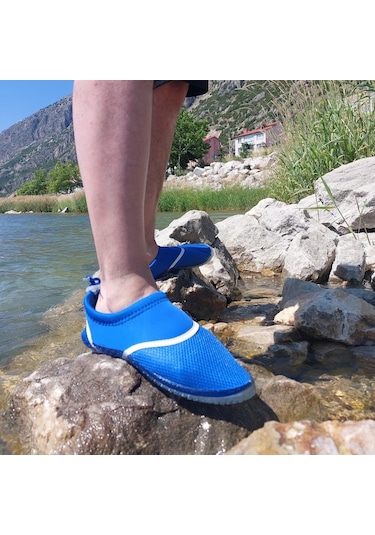 Serabien G Sax Mavi Kaydırmaz Taban Havuz Deniz Sörf Ayakkabısı 001