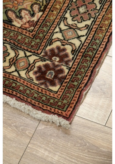 Kayseri Çeyrek El Dokuma Halı - Yün Üstü Pamuk - Leh4477975044 Kırmızı