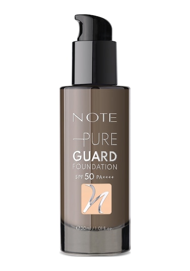 Pure Guard Foundation 110 Pure Beige Spf 50 Yoğun Kapatıcı Saten Bitişli Fondöten