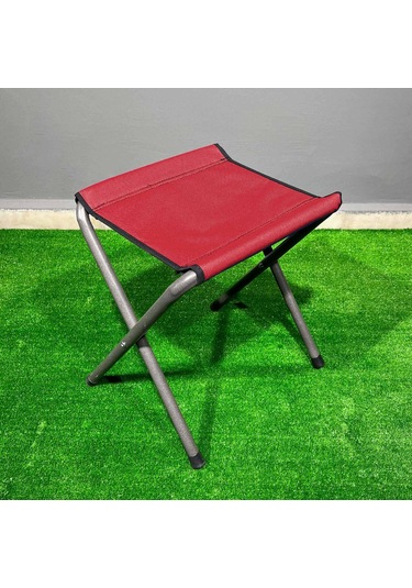 Argeus Katlanabilir Pedli Tabure Bordo Çok Renkli