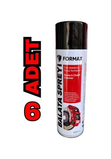 Formax Fren,balata Ve Parça Temizleme Spreyi 500 Ml 6 Adet