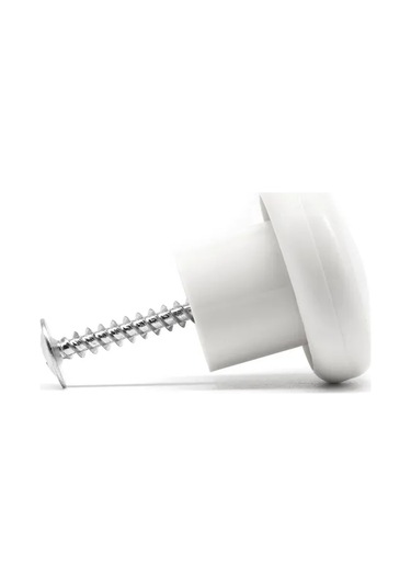 Smikov Mobilya İçin Evrensel Düğmeli Kulp 15 Adet 444211735 Beyaz