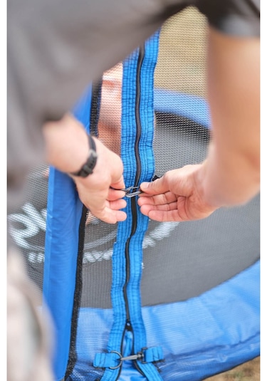 Plum File Korumalı Trambolin - 4 Ft - Mavi Çok Renkli