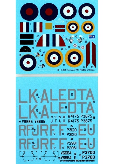 Mistercraft D180 1/72 Hurricane Mk.ıa Britanya Savaşı Savaş Savaş Uçağı Plastik Model Kiti