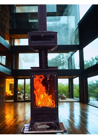 Kuzineli Şömine Pelet Soba