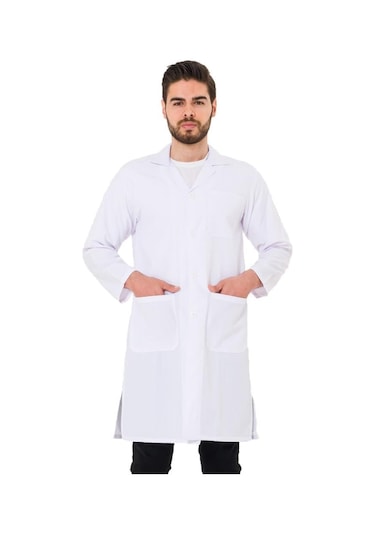 Şensel, Erkek Önlük, Beyaz -94E110- Eczacı, Öğretmen, Doktor