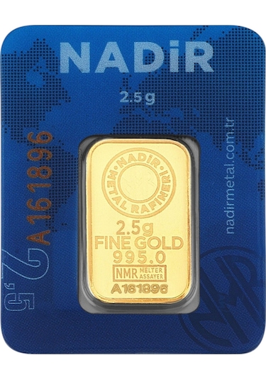 Tuğrul Kuyumculuk  24 Ayar Külçe Altın 2.5 G