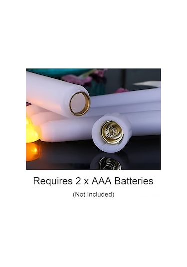 Geeksen 12 Adet Alevsiz Led Mum - 6 Saat Zamanlayıcılı, Ev Düğün Parti Dekorasyonu İçin Güvenli Ve Romantik Aydınlatma