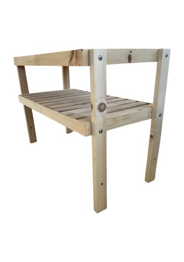 Doğal Ahşap Dekoratif Raf Ahşap