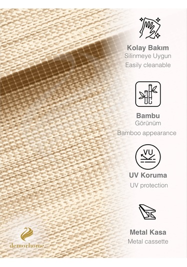 Br Demor Home Bal Rengi Bambu Zebra Yüksek Kalite Metal Kasa Bal Rengi