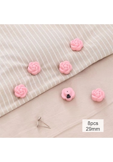 Gül-battaniye Raptiye Sevimli Karikatür Desen Çok Amaçlı 8 Adet/paket Sabitleme İçin Yatak Çarşafı Klipleri Yatak Nevresim Tutucu Tutucular Kapak