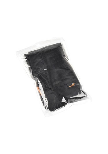 Luckstone Boyut L Seyahat Kamp Kaynağı Ipli Örgü Çamaşır Saklama Çantası Balık Ağı Kolay Katlanır Organizatör - Siyah/Yeşil