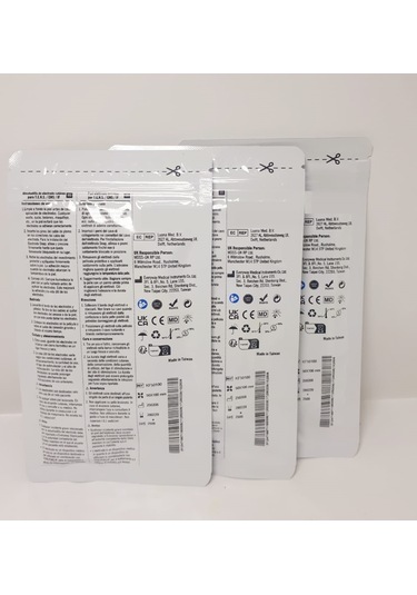 Tens Elektrod Pedi 5x10 Cm Kablolu 4lü Paket 3 Adet