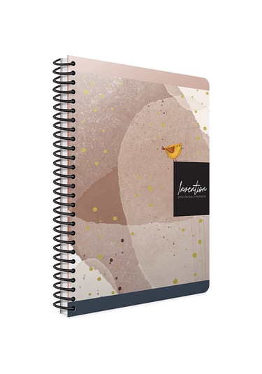 Gıpta İnvention 17 x 24 120 Yaprak Kareli Sert Kapak Spiralli Defter Model 3
