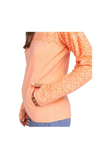 Roxy Roxy Kadın Polar Sayna Half Zip Pembe Mgk4 Çok Renkli
