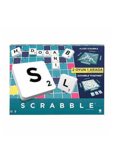 Mattel Games Scrabble İkisi Bir Arada Türkçe HXV98
