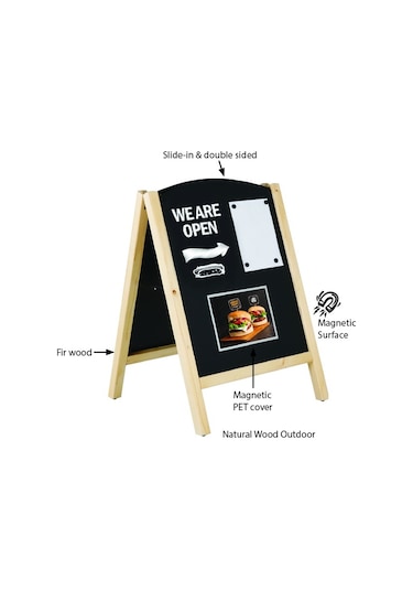 Timber Board Kaldırım Panosu - Duba 60 x 80 CM