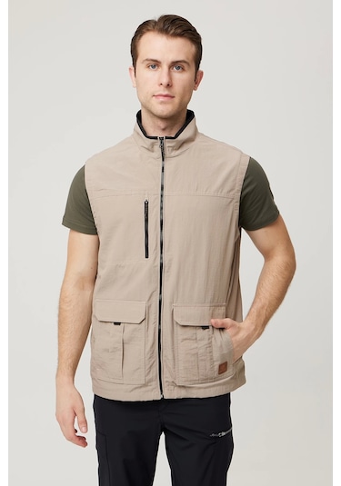 Kaçkar Outdoor Yelek - Hafif, Nefes Alabilir, Çok Cepli, Kamp, Outdoor, Günlük, Kullanım Sahra-oltu