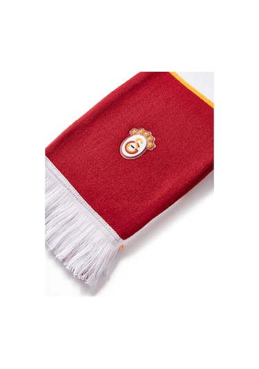 Gsstore Galatasaray 5 Yıldızlı Triko Atkı U252180 Beyaz