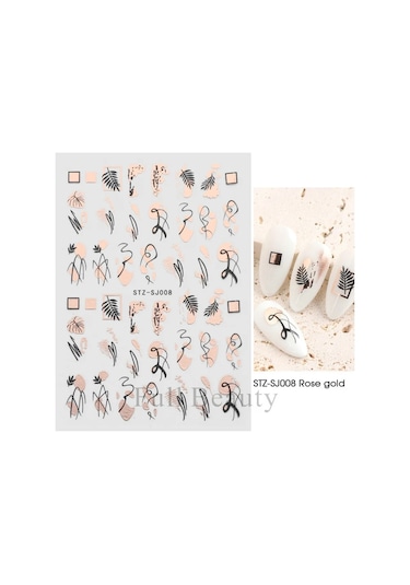 Yeşil Yapraklar Mantar 3d Yapıştırıcı Tırnak Çıkartmaları Şeytan Göz Dondurma Nail Art Kaydırıcılar Rüya Catcher Kaktüs Bahar Folyolar Ppeb171 Koyu Lacıvert