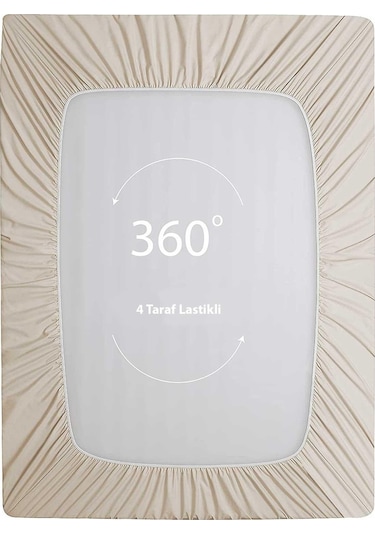 Soley Jersey Doğal Pamuklu Tek Kişilik Lastikli Çarşaf