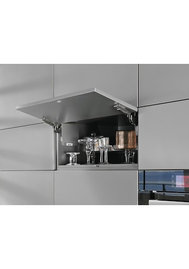 Aventos Hk-S Sert Yaylı Gri Kalkar Kapak Sistemi Blum